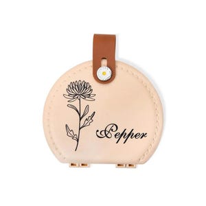 Customized Mini Sewing Kit with Name + Birth Flower, Gift for Grandmas/Moms/Dressmakers/Seamstress, Poratble Personalized Sewing Set image 7