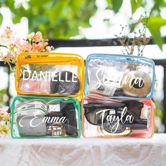 Custom clear makeup bag sale