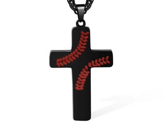 Football Coss Necklace Fo Men.Bithday Necklaces Gifts Fo