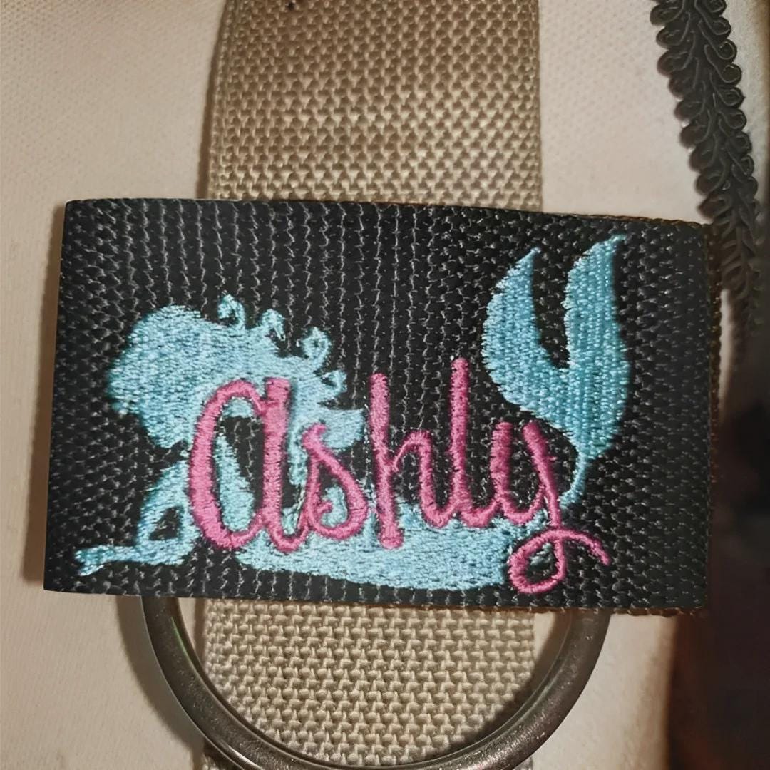 カスタムネームスキューバダイビングタグ、パーソナライズされた刺繍