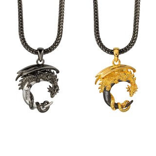 Collana In Argento 925 Con Drago E Quarzo Rosa, Ciondolo Drago Fatato, Regalo Per Amanti Dei Draghi, Donna