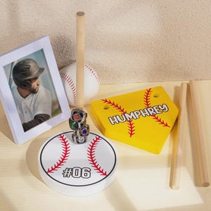 Porta anillos de campeonato con nombre personalizado, soporte apilable para torneos de béisbol, sóftbol, baloncesto, fútbol y voleibol, regalo para deportistas.