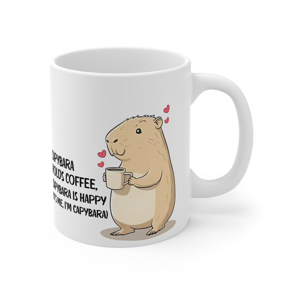 Tazza In Ceramica Capibara Con Coperchio E Cucchiaio - 400 Ml, Originale Per Caffè E Tè, Idea Regalo - 3