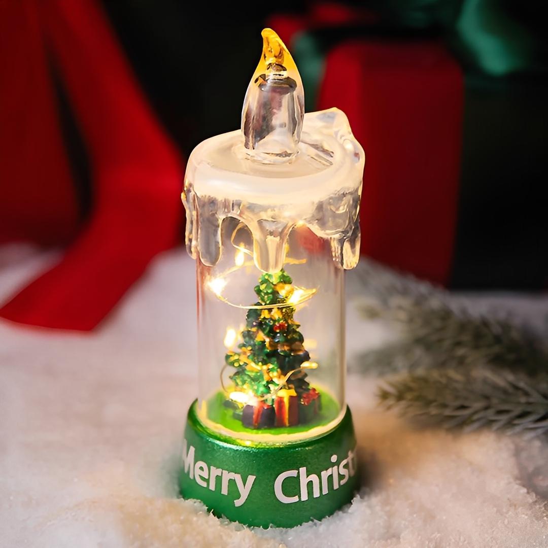 クリスマスキャンドルLEDライト（名前入り）、クリスマスツリー