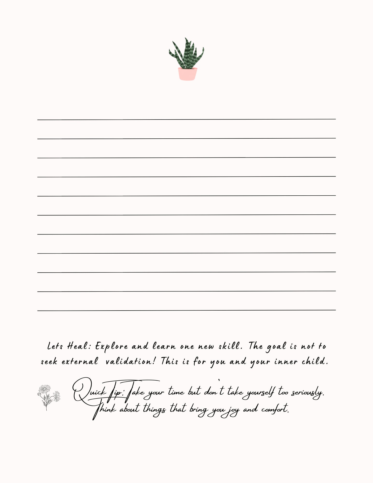 Digital/pdf Prompted Journal for Healing Your Inner Child - Etsy