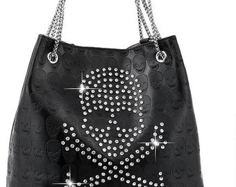 2560 Fashion Denim Backpack Jean Bags With Rhinestones Decorations Casual Luxury Denim Women Backpack High Quality Anti Theft  main image 2
