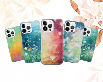 Funda para teléfono con diseño de arte abstracto para iPhone 17, 16, 15, 14 Pro, 13, 12, 11, XR y Samsung S23, S22, A53, A51, Huawei P20, P30 Lite