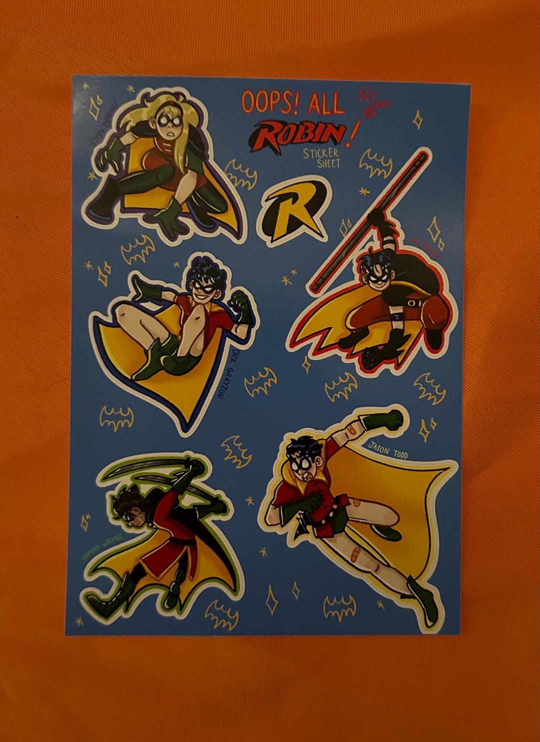Oops! All Robins! - Sticker Sheet (small Version) - Etsy