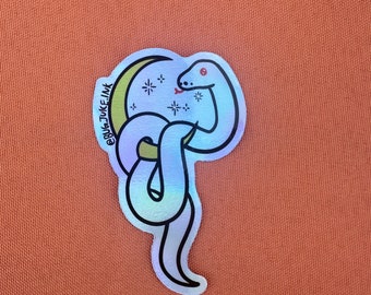 Adesivo serpente olografico