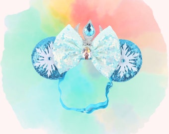 Bandeau réglable sur le thème de la Reine des neiges Elsa, Princesses Disney