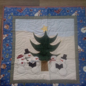 Snowman wall hanging