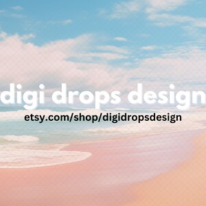 Beach Digital Backdrop | Composite Digital Background | Summer