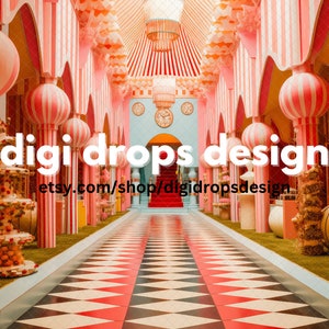 Wonderland Digital Backdrop | Composite Digital Background | Fairy Tale | Fantasy