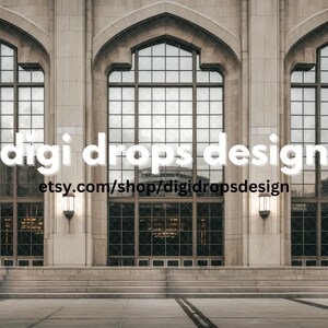 Downtown Building Digital Backdrop | Composite Digital Background - Etsy