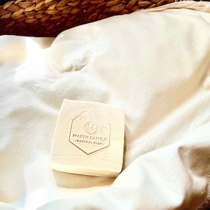 Baby Powder Goat Milk Soap | Sensitive Skin | Calming Bar | Nontoxic | Gentle Lather | Soft Skin | Baby Body Care