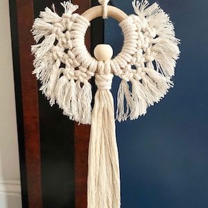 Macramé Angel Ornament