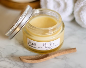 Shea Butter Night Face Balm: Organic Facial Moisturizer