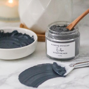 Activated Charcoal Clay Mask | Eclipse Deep Pore Cleansing Mask | Detoxing + Exfoliating Facial Mask