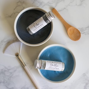 Clay Mask Sample Set - Mini Spa Gift Set | Stocking Stuffer for Her | Gift for Mom | Self Care Gift | Gift for Girls | Gifts under 25