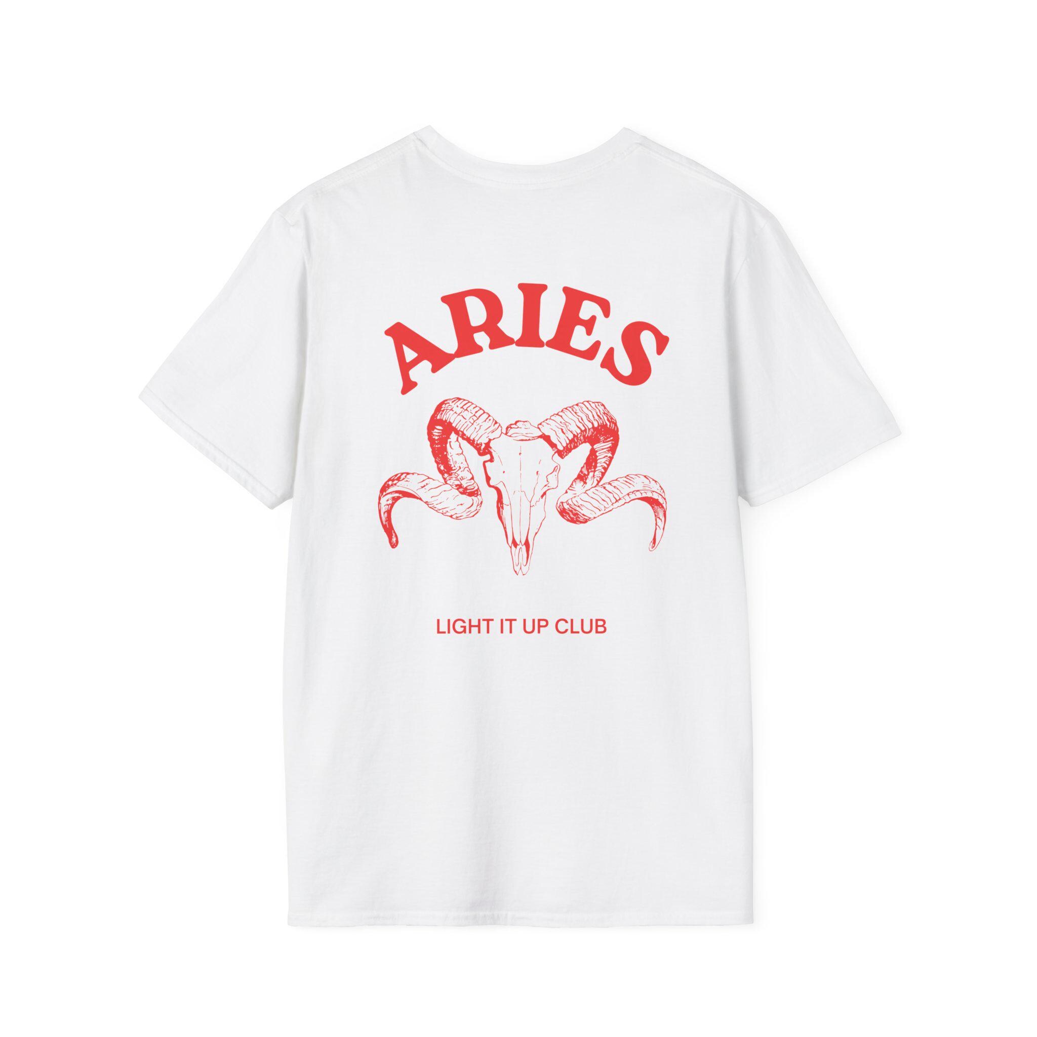 ユニセックス アリエス グラフィック Tシャツ - ライト・イット
