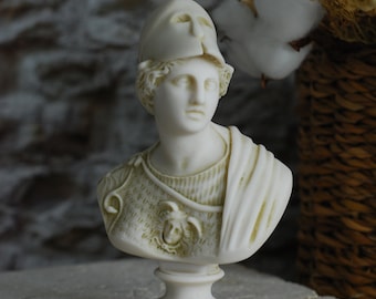 Figurka bogini Ateny, ręcznie robiona replika posągu Ateny, symbol mądrości i wojny, wyjątkowa elegancka rzeźba, sztuka mitologii greckiej
