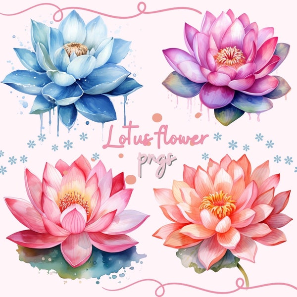 Lotus Flower Art - Etsy