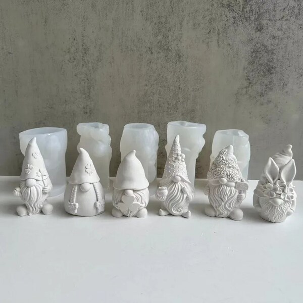 Gnome Mold for Concrete Etsy