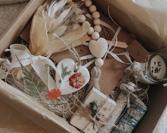Handmade Gift Box |Self Care Gift Box |Birthday Gift Box |Friendship Gift Box |Stress relief Gift Box|Boho Gift Box|Mental Health Gift Box|