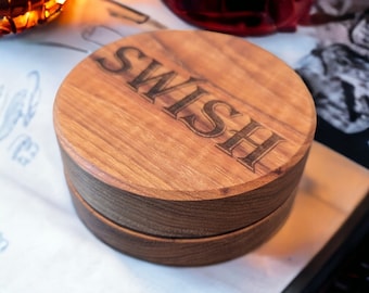 Affumicatore per whisky e cocktail in legno fatto a mano