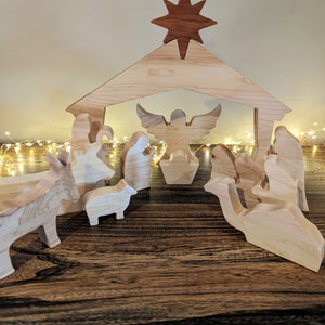 【未使用】KIRKLAND ナティビティセット 19ピース 【キリストの降誕】 カークランドシグネチャー クリスマス テーブルトップ ネイ