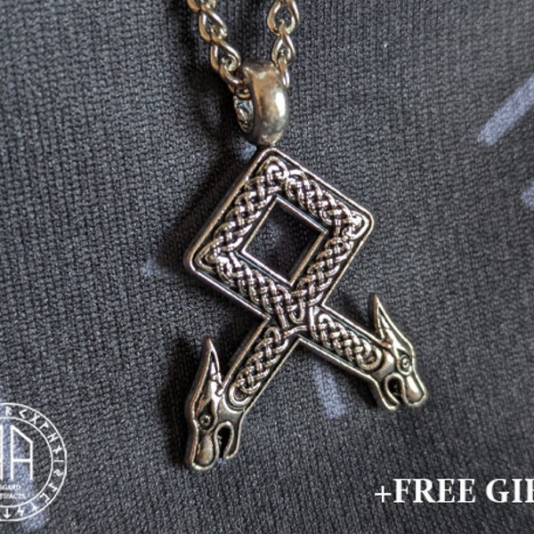 Odal Rune Necklace Pendant | Norse Mythology | Scandinavic | Vikings