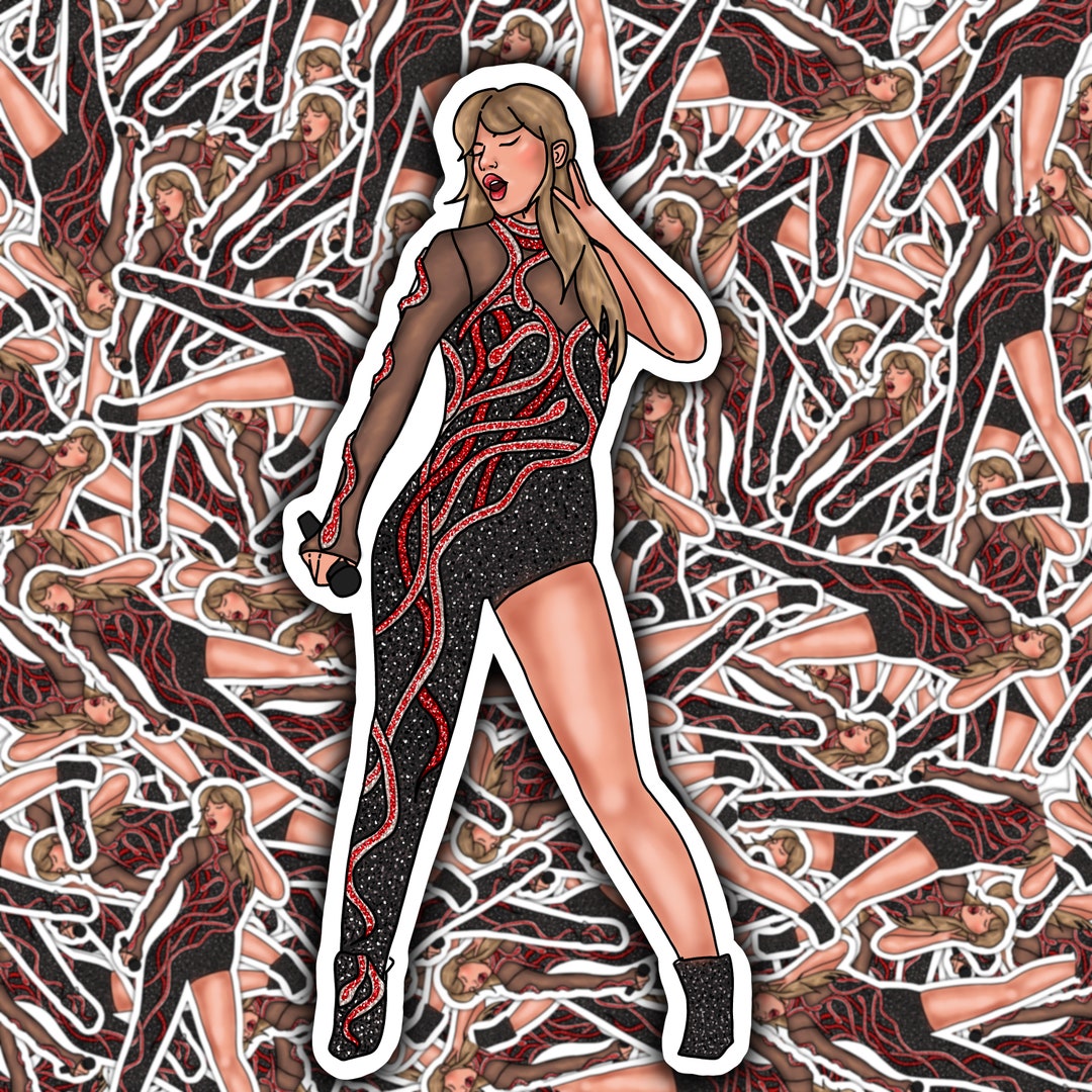 TAYLOR SWIFT STICKER Reputation Eras Outfit Sticker - Etsy
