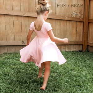 Ballerina Dress, Twirl Dress, Bamboo Dress, Baby Girl Dress, Toddler dress, Family Pictures Dresses