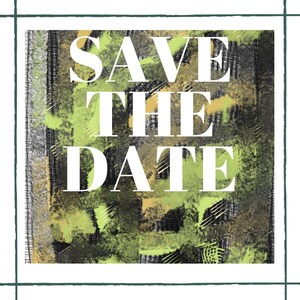 Save the date - kaart - jungle - wild motief
