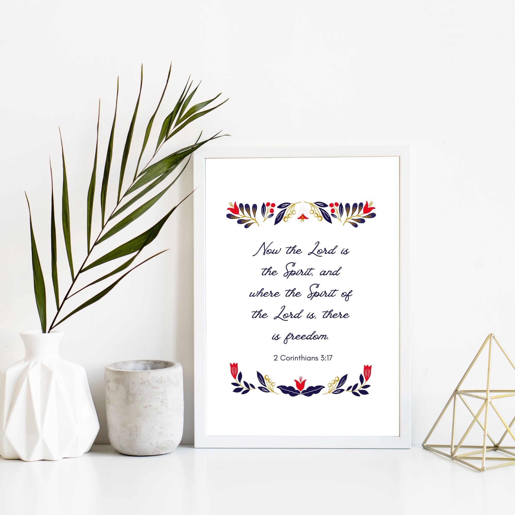 2 Corinthians 3:17, Instant Download Wall Art Freedom Bible Verse ...