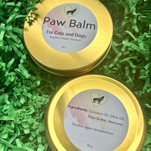 Paw Balm for Cats and Dogs (90g / 3.04 oz) -  Soothes | Heals | Protects