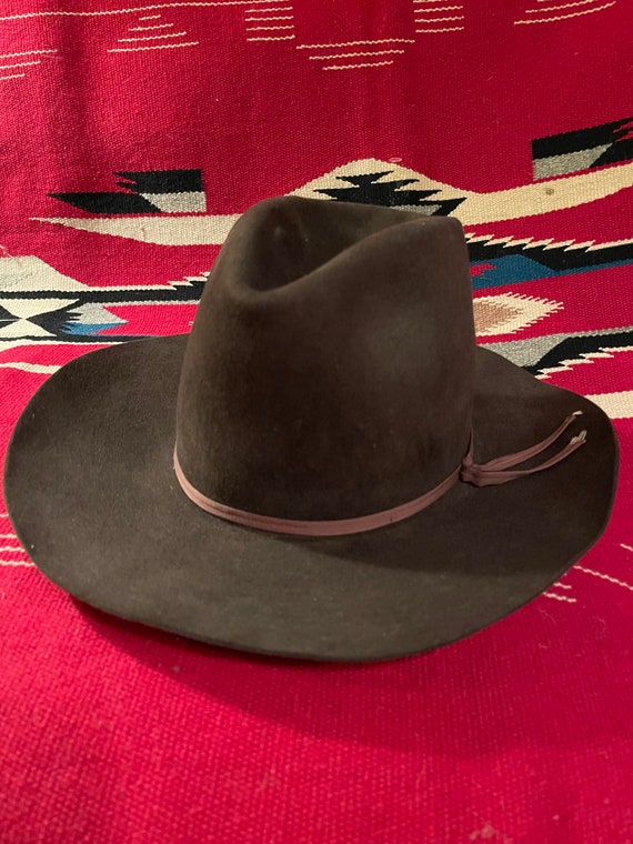 Vintage 'Beaver Hats' Brand Cowboy Hat 10X Quality