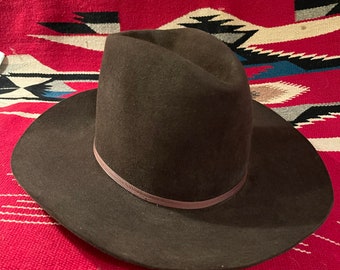 O*O様 Handmade Beaver Fedora Hat VintageF Resistol 3X Beaver Kitten Finish Bark Fedora Hat