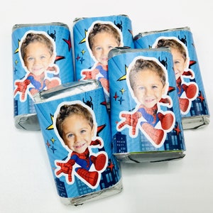 Spiderman Party Favors - Face Candy Wrappers