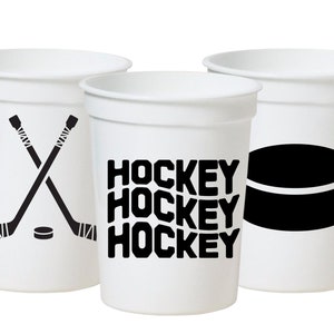 Hockey Party Cups - 16oz Stadium Cups