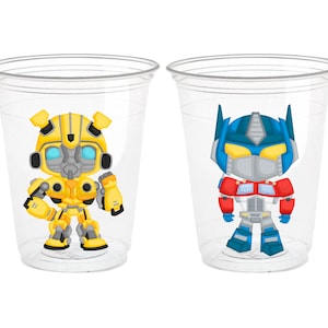 Transformers Party Cups 16oz Disposable Cups image 1