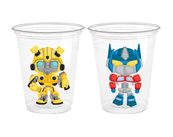 Transformers Party Cups - 16oz Disposable Cups