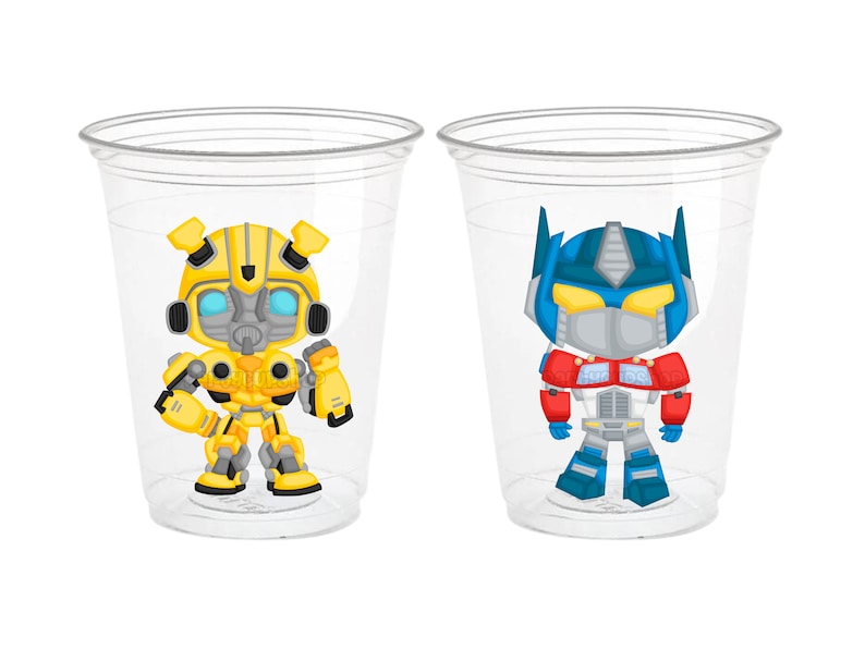 Transformers Party Cups 16oz Disposable Cups image 1