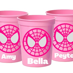 Ghost Spider Party Cups - 16oz Stadium Cups