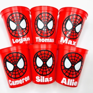 Spiderman Party Cups - 16oz Stadium Cups