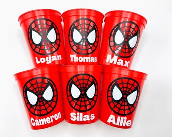 Spiderman Party Cups - 16oz Stadium Cups