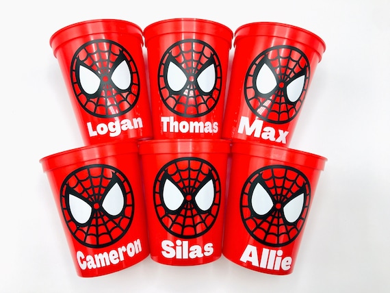Spiderman Party Cups - 16oz Stadium Cups