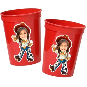 Toy Story Photo Party Cups - 16oz Stadium Cups (Jessie)