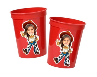 Toy Story Photo Party Cups - 16oz Stadium Cups (Jessie)