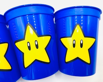 Super Mario Star Party Cups - 16oz Stadium Cups